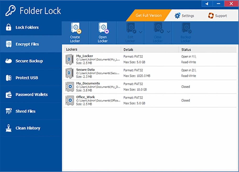Folder Lock For Windows 10